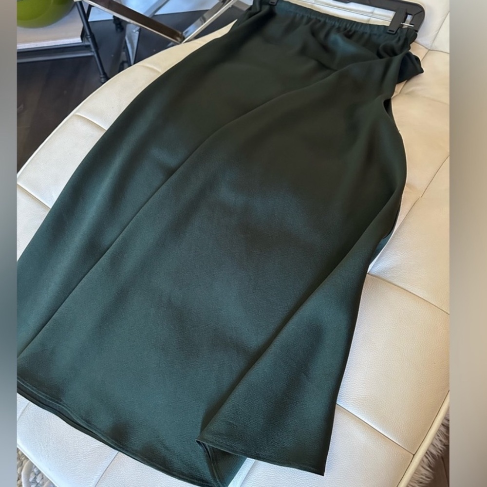 Lafayette 148 deep green long skirt - Picture 4 of 6